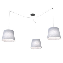 Lampa wisząca ASCOT 3 GRAY 1424/3 EMIBIG