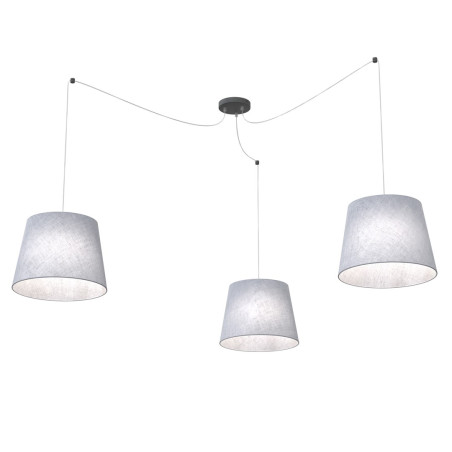 Lampa wisząca ASCOT 3 GRAY 1424/3 EMIBIG