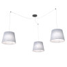 Lampa wisząca ASCOT 3 GRAY 1424/3 EMIBIG