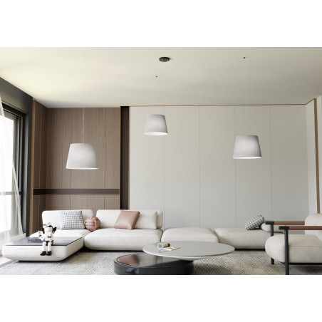 Lampa wisząca ASCOT 3 GRAY 1424/3 EMIBIG