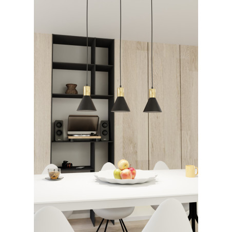 Lampa wisząca ROSA 3 BL 1388/3 EMIBIG