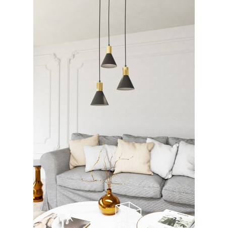 Lampa wisząca ROSA 3 BL PREM 1388/3PREM EMIBIG