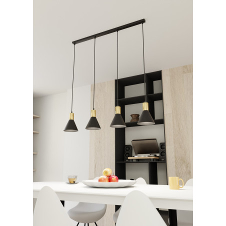 Lampa wisząca ROSA 4 BL 1388/4 EMIBIG
