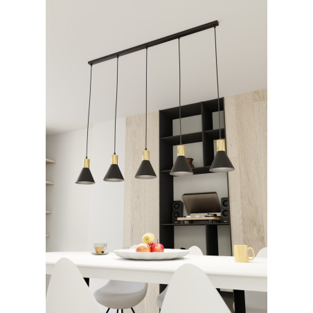 Lampa wisząca ROSA 5 BL 1388/5 EMIBIG
