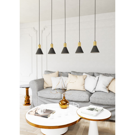 Lampa wisząca ROSA 5 BL 1388/5 EMIBIG