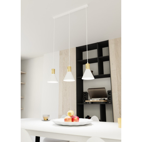 Lampa wisząca ROSA 3 WH 1389/3 EMIBIG