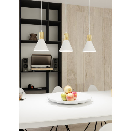 Lampa wisząca ROSA 3 WH 1389/3 EMIBIG