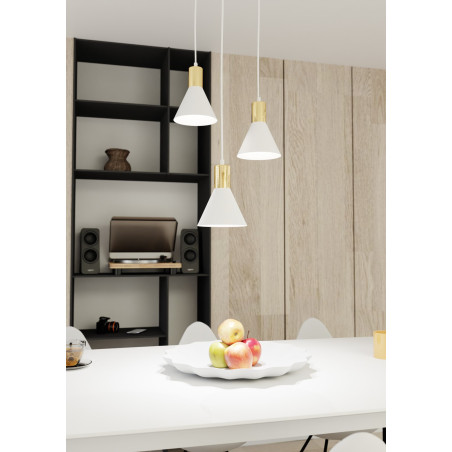 Lampa wisząca ROSA 3 WH PREM 1389/3PREM EMIBIG