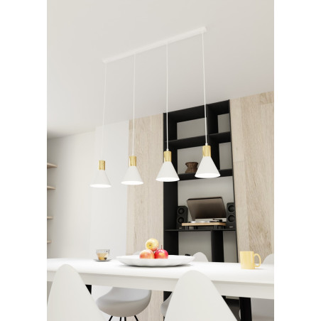 Lampa wisząca ROSA 4 WH 1389/4 EMIBIG