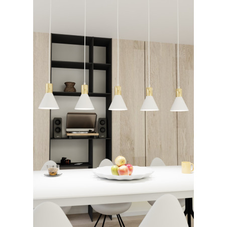 Lampa wisząca ROSA 5 WH 1389/5 EMIBIG