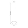 Lampa wisząca COCO 1 BL OPAL  1376/1 EMIBIG