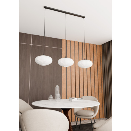 Lampa wisząca COCO 3 BL OPAL  1376/3 EMIBIG