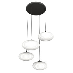 Lampa wisząca COCO 4 BL PREM  OPAL 1376/4PREM EMIBIG