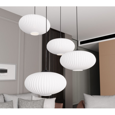 Lampa wisząca COCO 4 BL PREM  OPAL 1376/4PREM EMIBIG