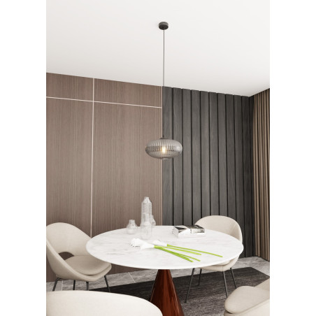 Lampa wisząca COCO 1 BL GRAFIT 1377/1 EMIBIG