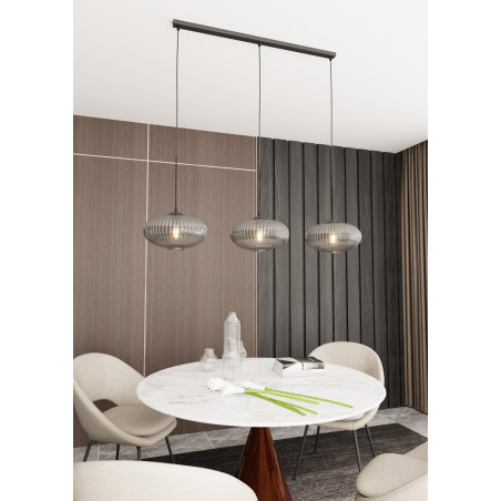 Lampa wisząca COCO 3 BL GRAFIT  1377/3 EMIBIG