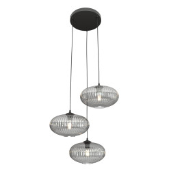 Lampa wisząca COCO 3 BL PREM  GRAFIT  1377/3PREM EMIBIG