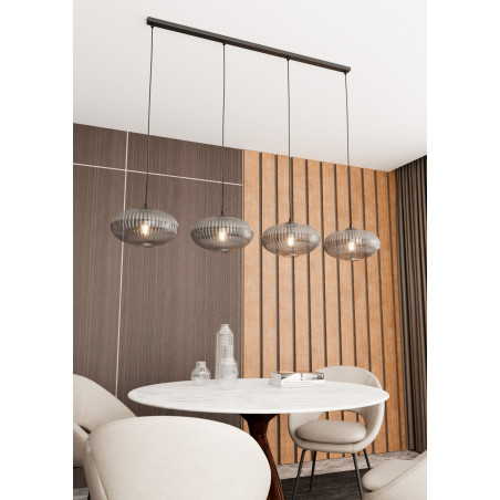 Lampa wisząca COCO 4 BL GRAFIT  1377/4 EMIBIG