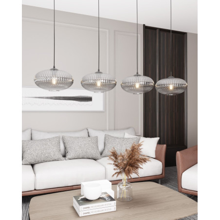 Lampa wisząca COCO 4 BL GRAFIT  1377/4 EMIBIG