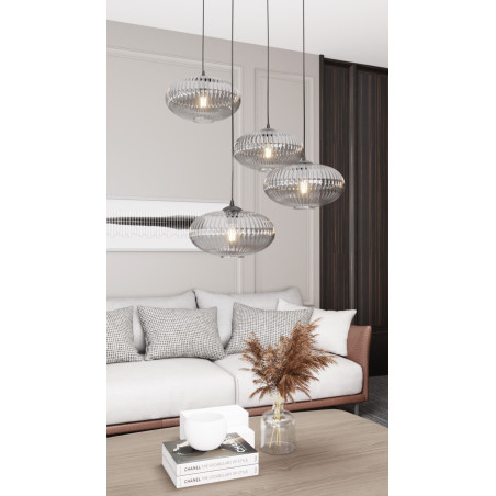 Lampa wisząca COCO 4 BL PREM  GRAFIT  1377/4PREM EMIBIG