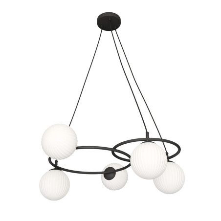 Lampa wisząca LIBRA 5 BL OPAL 1379/5 EMIBIG