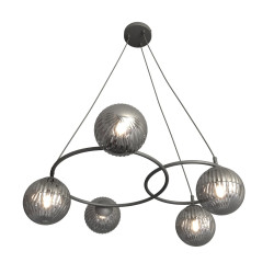 Lampa wisząca LIBRA 5 BL GRAFIT 1380/5 EMIBIG