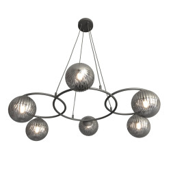 Lampa wisząca LIBRA 6 BL GRAFIT 1380/6 EMIBIG