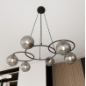 Lampa wisząca LIBRA 6 BL GRAFIT 1380/6 EMIBIG
