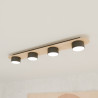 Lampa sufitowa DIAZ 4 BL WOOD 1438/4 EMIBIG