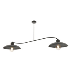 Żyrandol FOSTER 2 BLACK 1353/2 EMIBIG