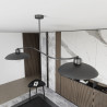 Żyrandol FOSTER 2 BLACK 1353/2 EMIBIG