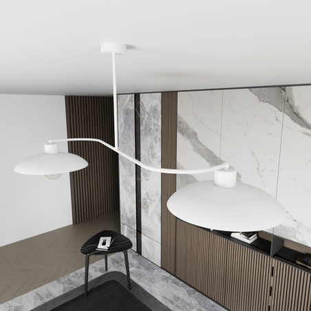 Żyrandol FOSTER 2 WHITE 1354/2 EMIBIG