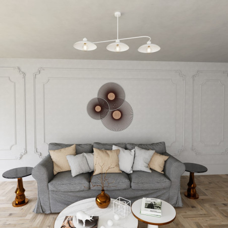 Żyrandol FOSTER 3 WHITE 1354/3 EMIBIG