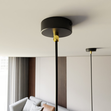 Lampa wisząca ELIT 1 BL GOLD 1329/1 EMIBIG
