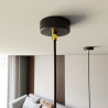 Lampa wisząca ELIT 1 BL GOLD 1329/1 EMIBIG