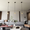 Lampa wisząca ELIT 1 BL GOLD 1329/1 EMIBIG