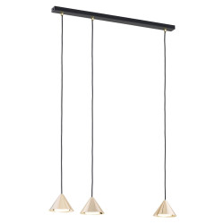 Lampa wisząca ELIT 3 BL GOLD 1329/3 EMIBIG