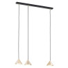 Lampa wisząca ELIT 3 BL GOLD 1329/3 EMIBIG