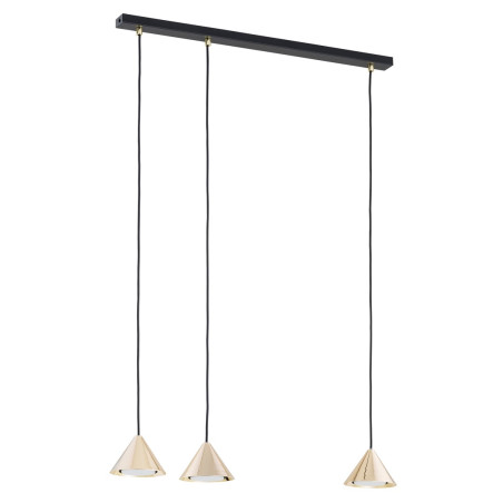 Lampa wisząca ELIT 3 BL GOLD 1329/3 EMIBIG