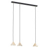 Lampa wisząca ELIT 3 BL GOLD 1329/3 EMIBIG