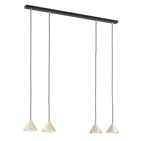 Lampa wisząca ELIT 4 BL GOLD 1329/4 EMIBIG