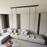 Lampa wisząca ELIT 4 BL GOLD 1329/4 EMIBIG