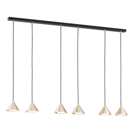 Lampa wisząca ELIT 6 BL GOLD 1329/6 EMIBIG