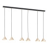 Lampa wisząca ELIT 6 BL GOLD 1329/6 EMIBIG
