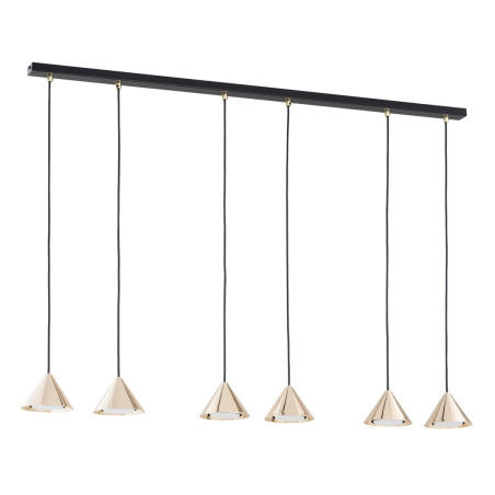 Lampa wisząca ELIT 6 BL GOLD 1329/6 EMIBIG
