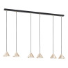 Lampa wisząca ELIT 6 BL GOLD 1329/6 EMIBIG