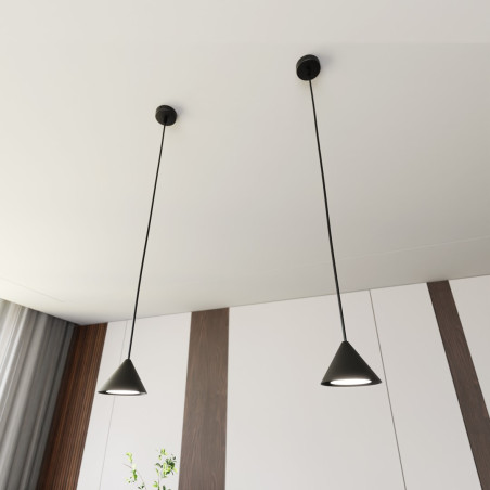 Lampa wisząca ELIT 1 BLACK 1330/1 EMIBIG