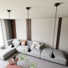 Lampa wisząca ELIT 1 BLACK 1330/1 EMIBIG