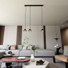 Lampa wisząca ELIT 3 BLACK 1330/3 EMIBIG