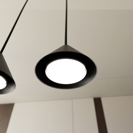 Lampa wisząca ELIT 3 BLACK 1330/3 EMIBIG